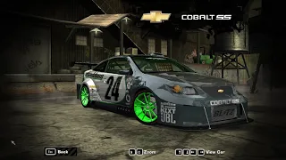 nfs most wanted  - Chevrolet Cobalt SS Extended Customization & Gameplay