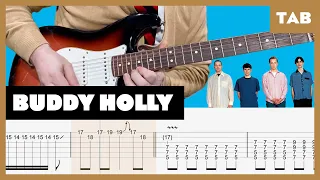 Weezer - Buddy Holly - Guitar Tab | Lesson | Cover | Tutorial