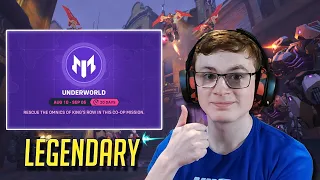 Beating LEGENDARY in the FREE PVE Mission - Underworld | Overwatch 2