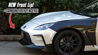 NEW Carbon Fiber Fenders & TRD Front Lip Install! (2022+ GR86/BRZ Mods)