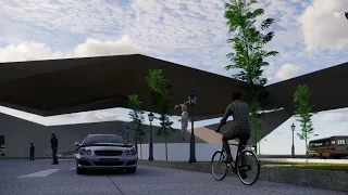 Bus Terminus Design #architecture #animation #design #architect