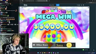 xQc's GAMBA HIGHLIGHTS #1  - BONUSES AND BIG WINS from 24 June