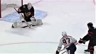 Connor McDavid Goes 5 Hole On Matt Murray To Draw The Oilers Even in The First