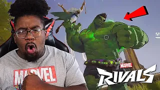 Marvel Rivals GAMEPLAY REACTION! (NEW MARVEL GAME)