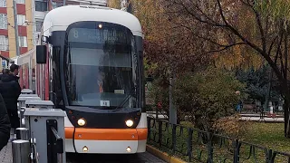 Eskişehir'de Tramvayla 8 Numaralı Hatta SSK-Batıkent-SSK Ring Seferi