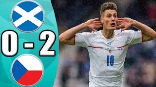 PATRIK SCHICK SCORES 2 GOALS AGAINST SCOTLAND!! | SCOTLAND 0-2 CZECH REPUBLIC EURO 2020 MATCH REVIEW