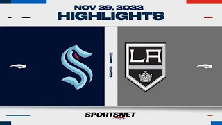 NHL Highlights | Kraken vs. Kings - November 29, 2022