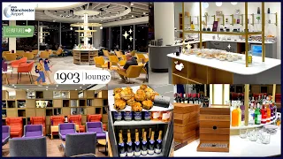 ✈️TRAVEL✈️ 1903 LOUNGE MANCHESTER AIRPORT T2 TOUR | QATAR AIRWAYS |