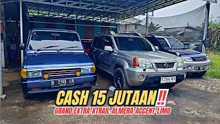 terpelosok‼️Mobil bekas murah harga Cash 15 Jutaan aja nih, Ada Terano Kijang Almera Taruna Limo