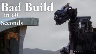 Bad Build in 60 Seconds | DINOTRUX SUPERCHARGED