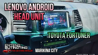 Android Head Unit Toyota Fortuner Lenovo Brand Marikina City