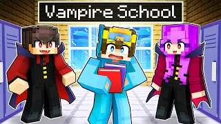 Going to VAMPIRE School in Minecraft!