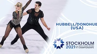 Hubbell / Donohue (USA) | Ice Dance RD | ISU Figure Skating World Championships