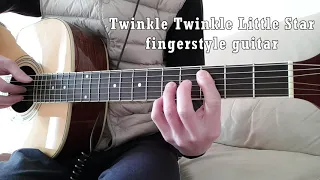 Twinkle Twinkle Little Star Fingerstyle Guitar + Free Tabs