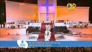 Abertura da JMJ-2013 - Canto inicial