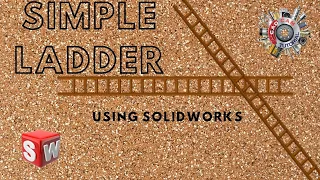 SIMPLE LADDER || USING SOLIDWORKS || CAD TUTORIAL || EXTRUDE CUT