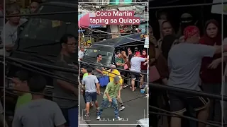 Coco Martin Batang Quiapo Taping😱😍🥲 #shorts #cocomartin #batangquiapo ctto: @Hmmngs.Lv TT