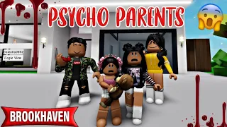 PSYCHO PARENTS! - BROOKHAVEN MINI MOVIE RP (Brookhaven Roblox)