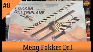 Episode 8 of my Meng 1/24 Fokker Dr.1 Build