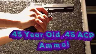 45+ Year Old .45 ACP Ammo in RIA M1911A1