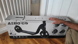 How to unbox and set up the AERO C5 Quality Kids Scooter