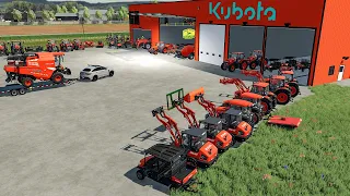 Visite concession Kubota pleine de tracteurs et d'outils | Farming Simulator 22 RolePlay