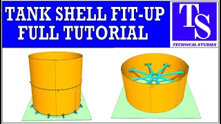TANK, PRESSURE VESSEL- SHELL DOUBLING-  VERTICALLY.