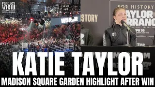 Irish Boxing Fans Erupt at Madison Square Garden After Katie Taylor Is Announced Winner vs. Serrano