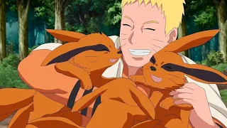 Luar biasa‼️naruto senang melihat kurama kembali