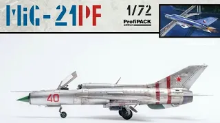 FULL VIDEO BUILD MIG-21PF by EDUARD 1:72 scale
