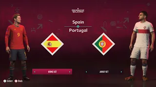 FIFA 23 | COPA MUNDIAL QATAR 2022 | ESPAÑA VS PORTUGAL | 4K 60FPS | PS5
