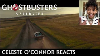 GHOSTBUSTERS: AFTERLIFE — Celeste O’Connor Reacts to the Trailer