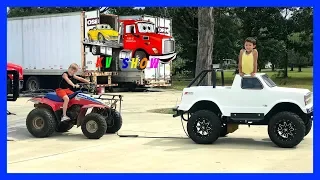 Mini Monster Truck Pulling The Project Four Wheeler