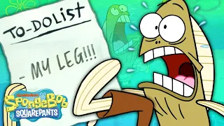 An Entire Day with Fred "MY LEG!" the Fish ☀️ Hour by Hour! | SpongeBob