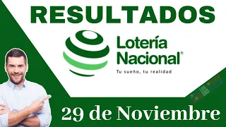 (RESULTADOS) Lotería Nacional de hoy 29 de Noviembre del 2021