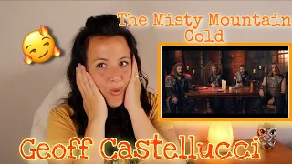 Reacting to Geoff Castellucci | THE MISTY MOUNTAINS COLD | Low Bass Singer Cover | WOW 😱
