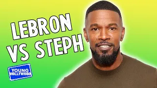 Jamie Foxx: Team Lebron James or Team Stephen Curry at NBA All-Star Game?!