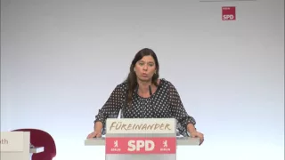 Landesparteitag am 14. November 2015: Rede Sandra Scheeres