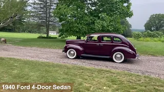 1940 Ford 4-Door Sedan Running