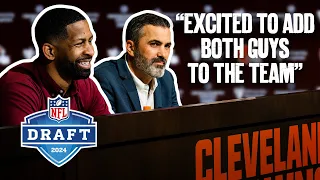 Kevin Stefanski & Andrew Berry: "Excited to add both guys to the team"  | NFL Draft Press Conference