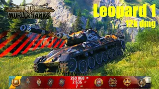 Leopard 1, 12K Damage, 6 Kills, Serene Coast - World of Tanks
