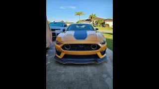 2022 Ford Mustang Mach 1 full Bemaro decal ground effects kit, badge kits, and engine bay kits