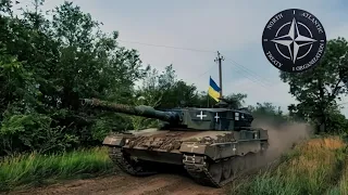 Ukrainian Army Uses the Latest German LEOPARD 2A6 tank | see what happens