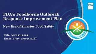 FDA Foodborne Outbreak Response Improvement Plan Webinar