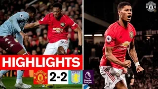 Highlights | Manchester United 2-2 Aston Villa | 2019/20 Premier League