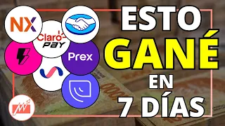 TASA REAL de CUENTAS REMUNERADAS: puse la plata durante 7 días y te muestro los rendimientos