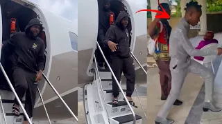 Davido Arrive Atlanta Georgia with his Private Jet as Zinoleesky Viral Video Dressing like a Girl ..