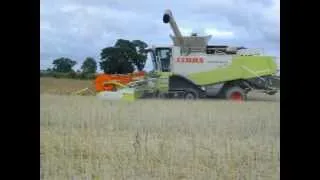 Claas Lexion 600 working near Tittleshall Norfolk