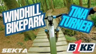 WINDHILL BIKEPARK MTB💥Tina Turner FULL RUN (Nukeproof Mega)