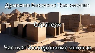 Доказательство древних высоких технологий в Серапеуме Саккары, Египет. Часть 2:  Исследование ящиков